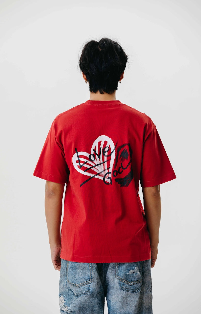 Heart Mark Tee Oversized