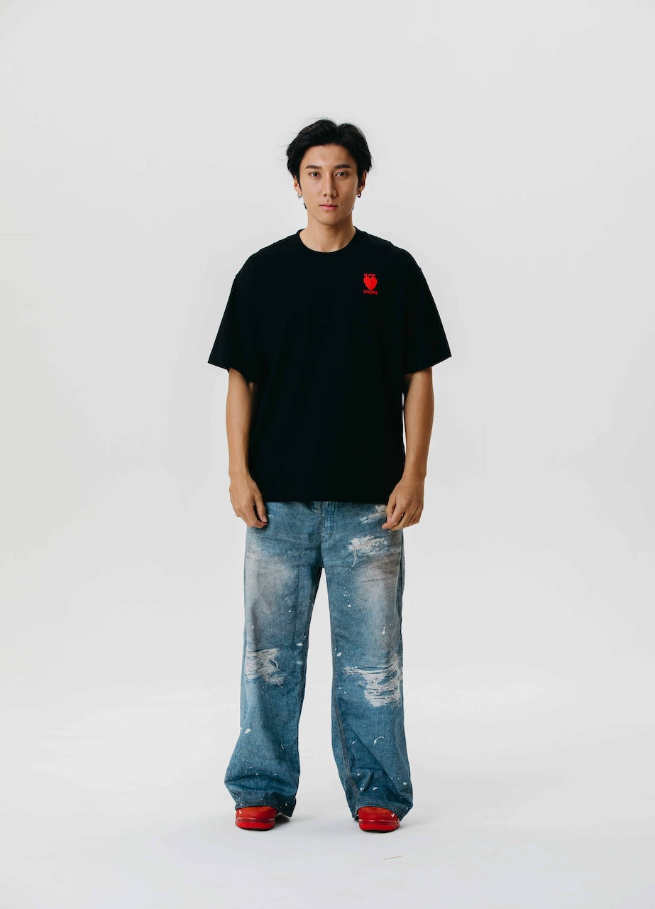 Heart Mark Tee Oversized